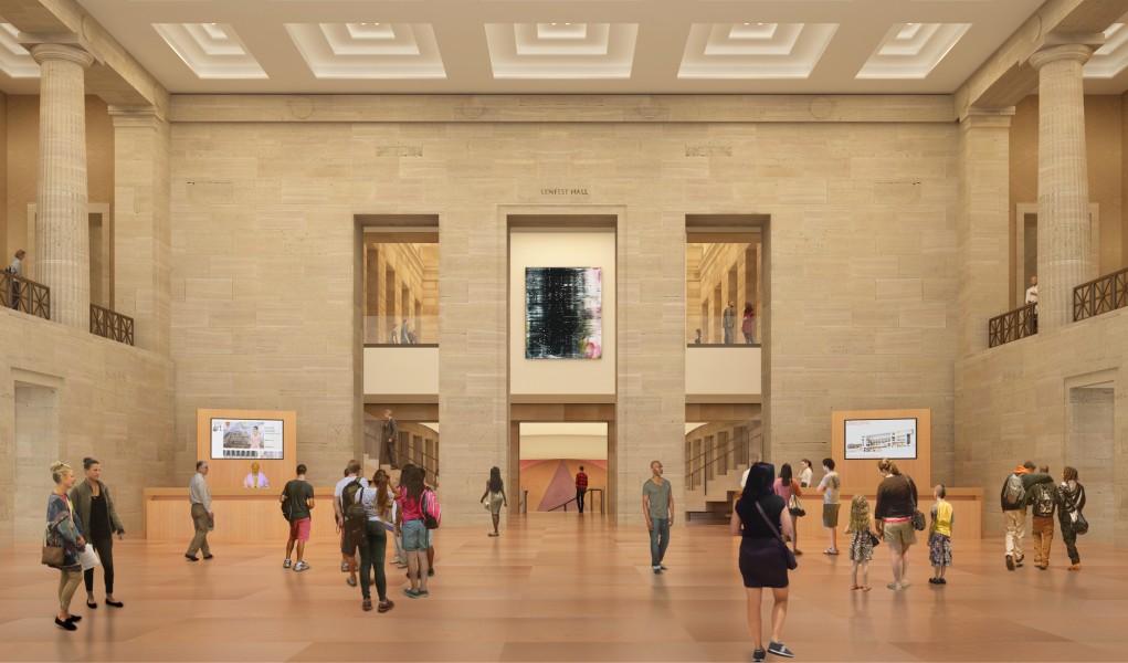 Interior Space of Philadelphia Museum of Art